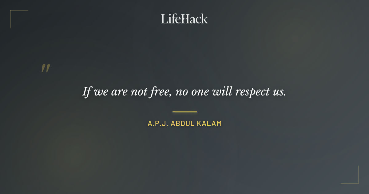 Quote by A.P.J. Abdul Kalam