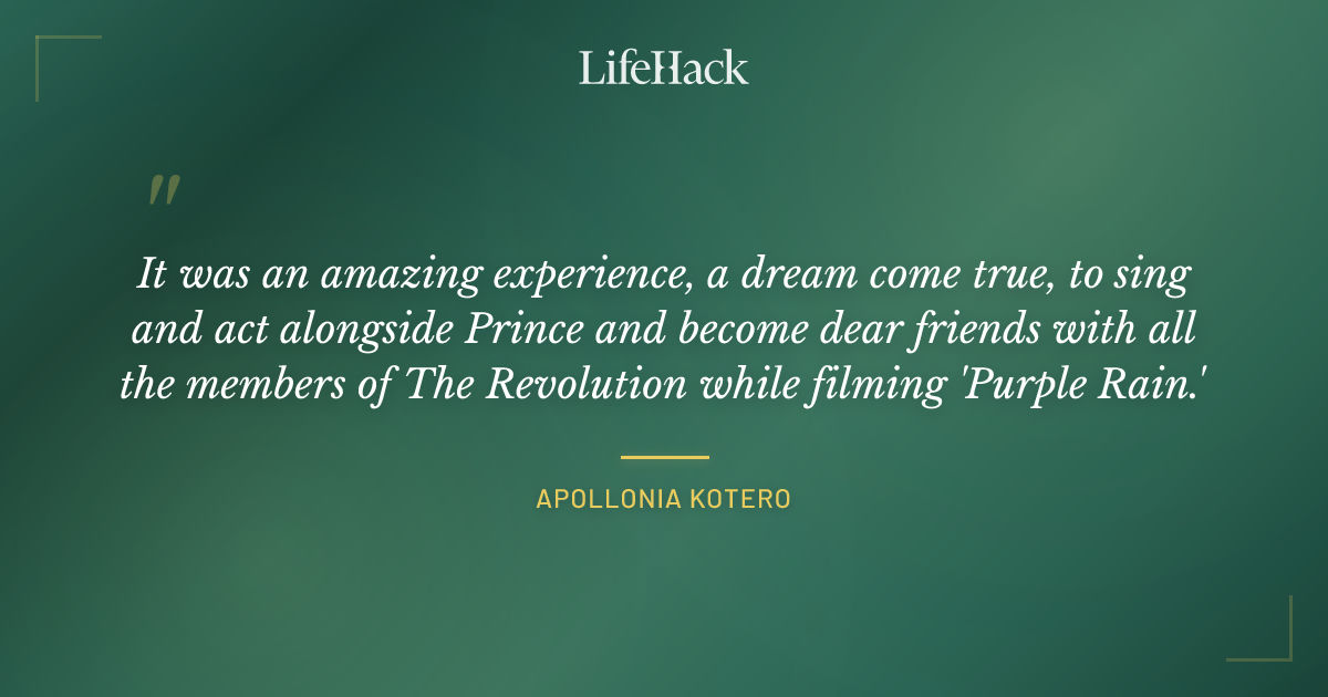 Quote by Apollonia Kotero
