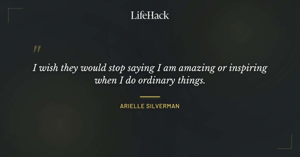 Quote by Arielle Silverman