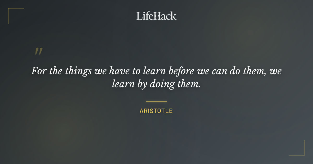 Quote by Aristotle