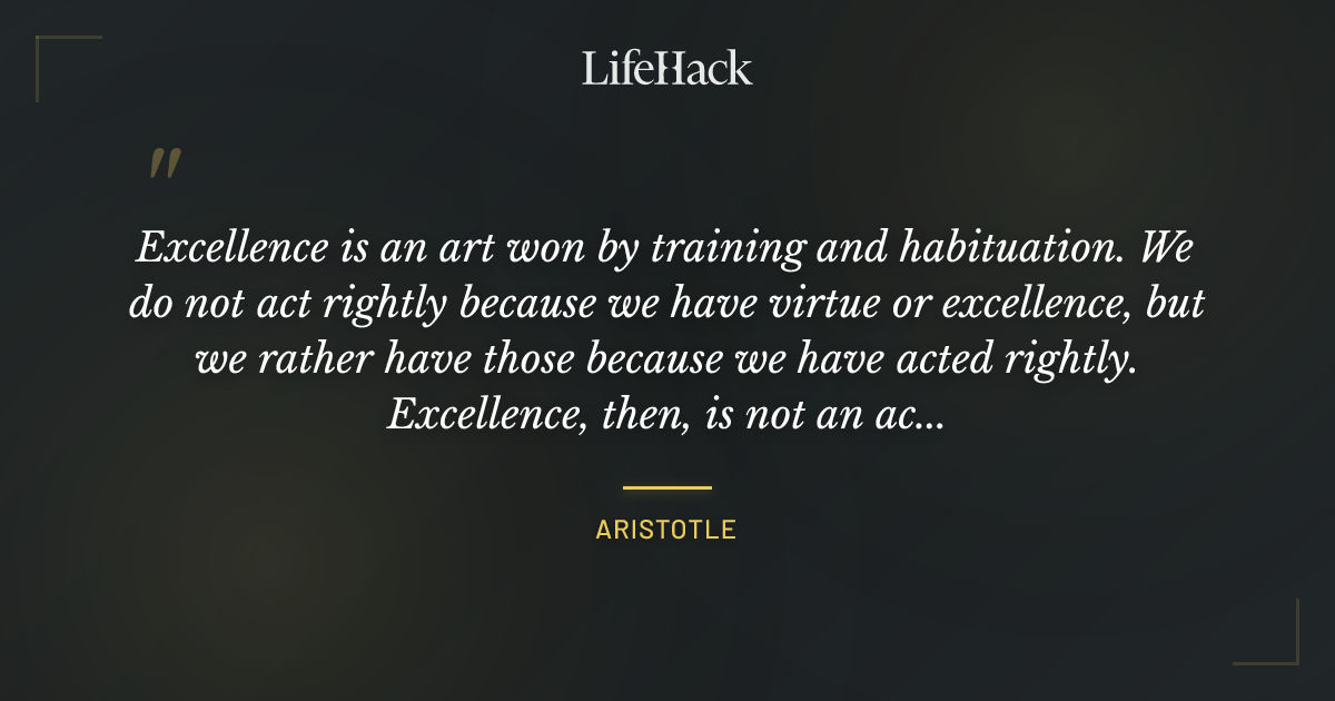 Quote by Aristotle