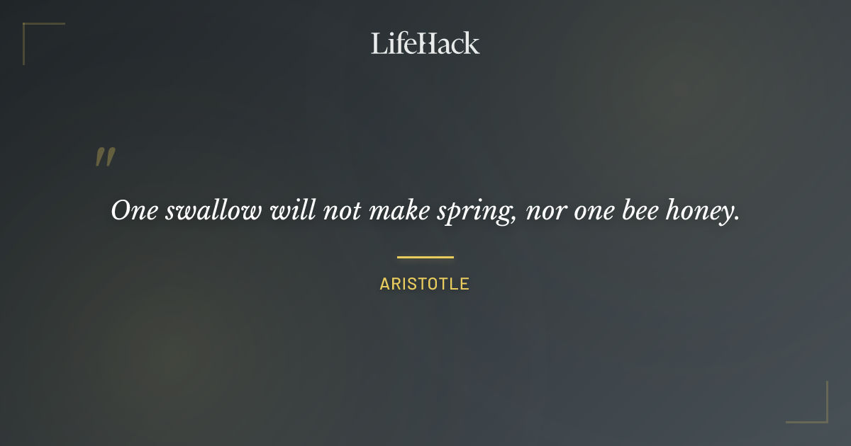 Quote by Aristotle