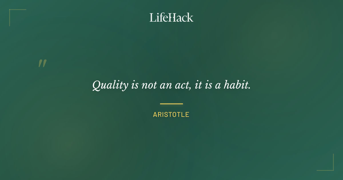Quote by Aristotle