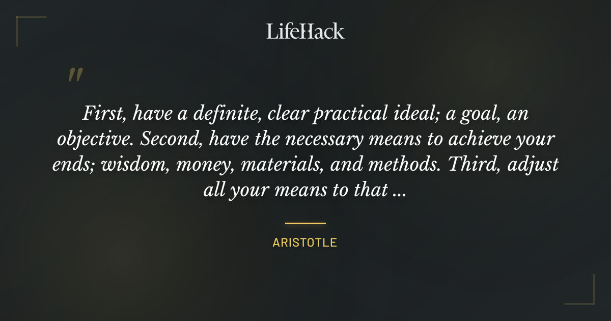 Quote by Aristotle