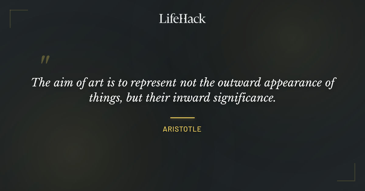 Quote by Aristotle