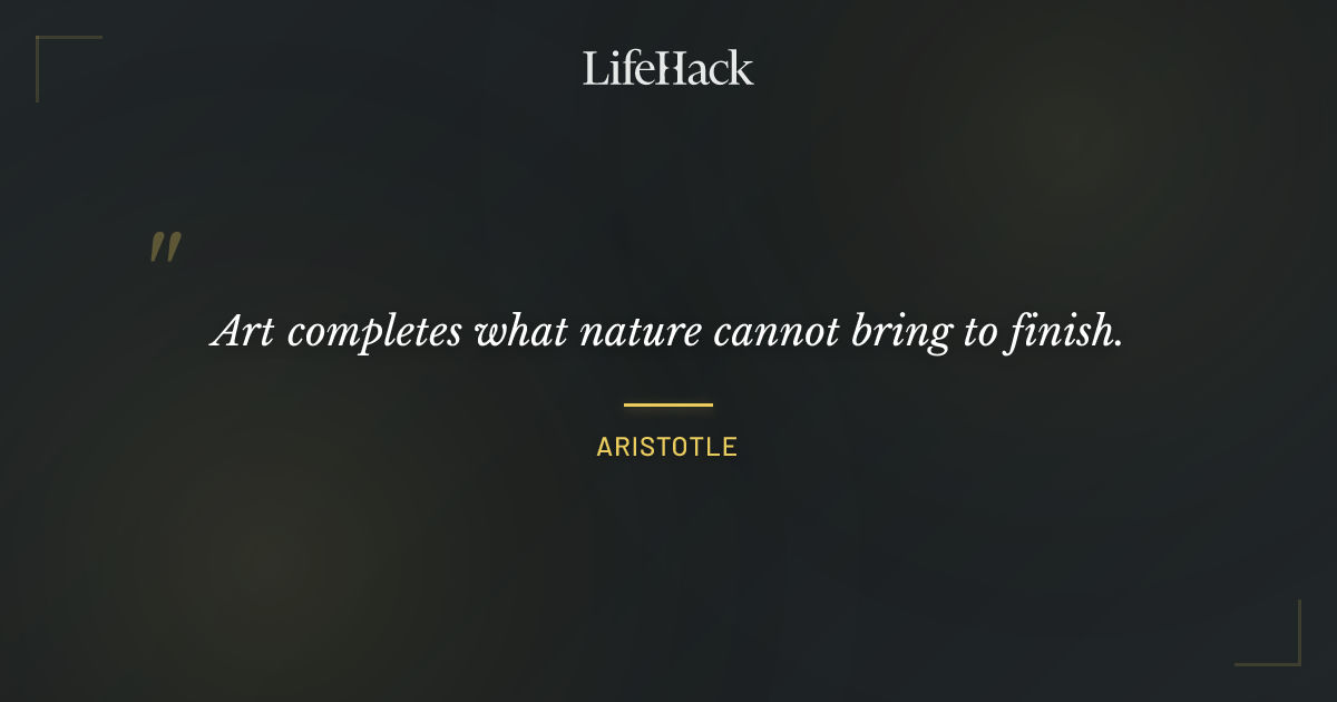 Quote by Aristotle