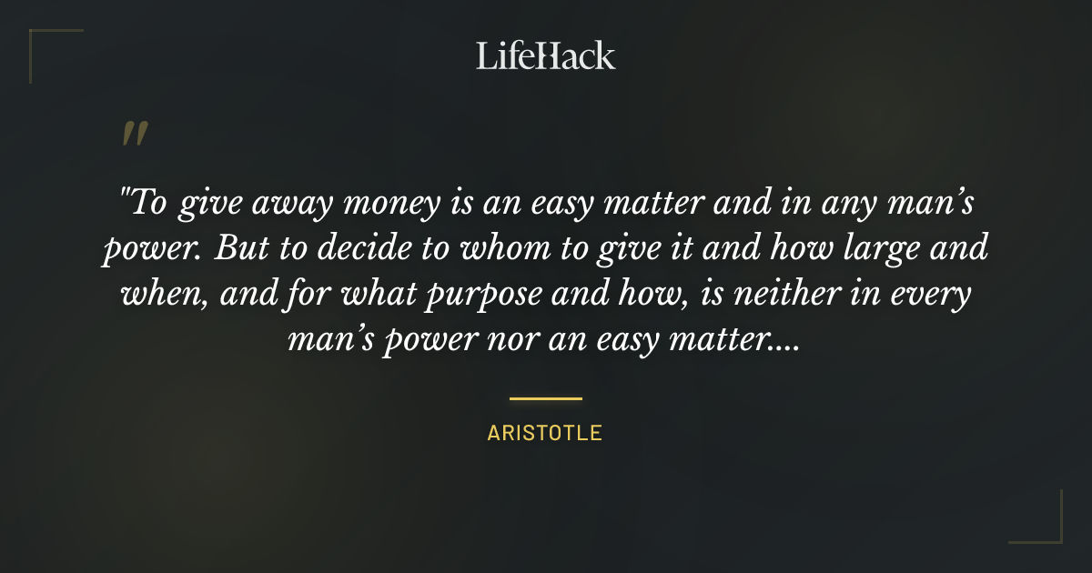 Quote by Aristotle