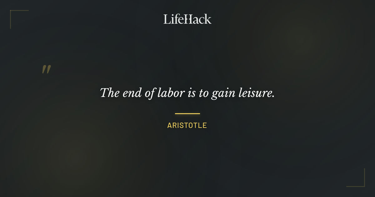 Quote by Aristotle