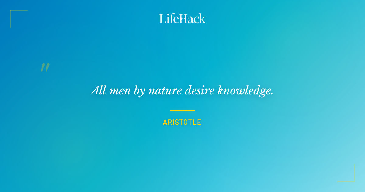 Quote by Aristotle