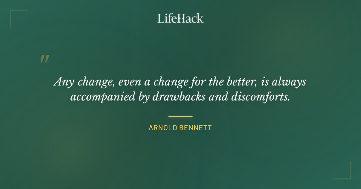 Quote by Arnold Bennett