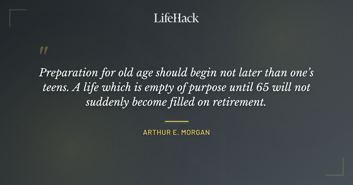 Quote by Arthur E. Morgan