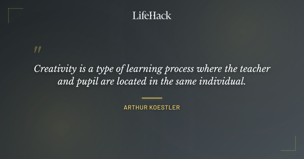 Quote by Arthur Koestler