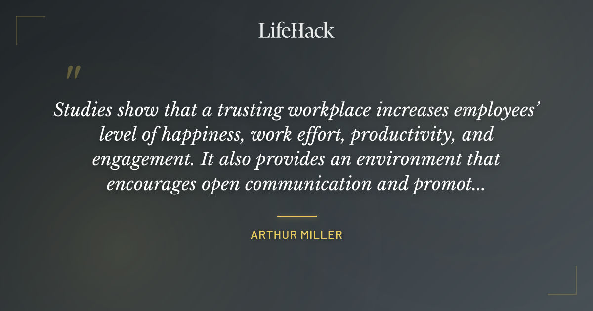 Quote by Arthur Miller