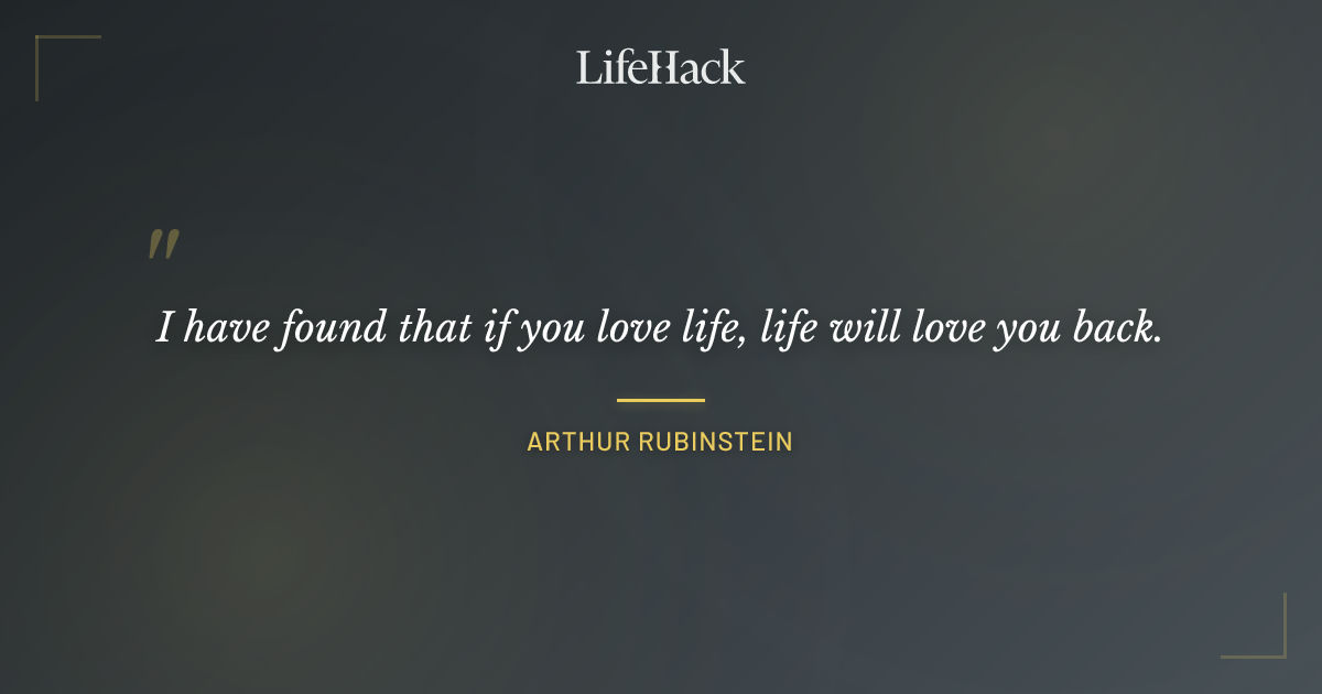 Quote by Arthur Rubinstein