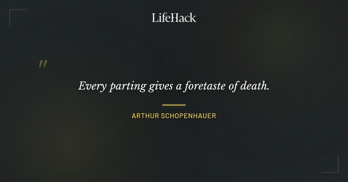 Quote by Arthur Schopenhauer