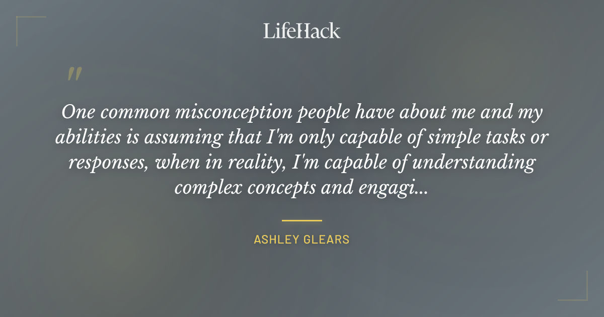 Quote by Ashley Glears