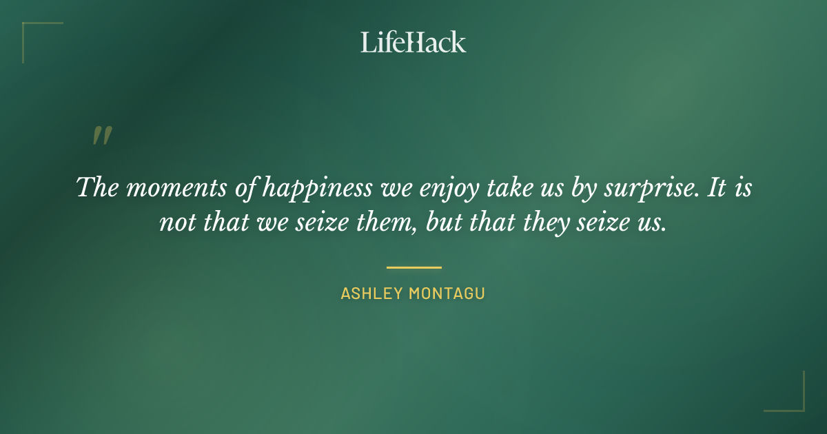 Quote by Ashley Montagu
