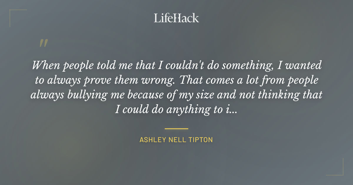 Quote by Ashley Nell Tipton