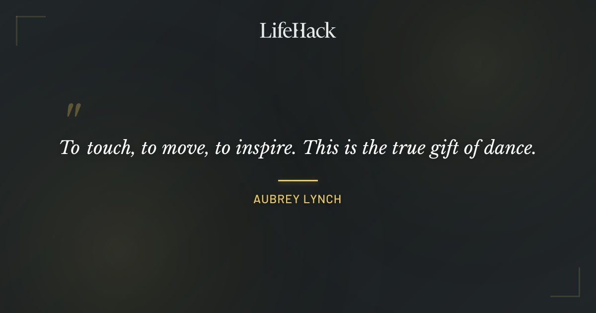 Quote by Aubrey Lynch