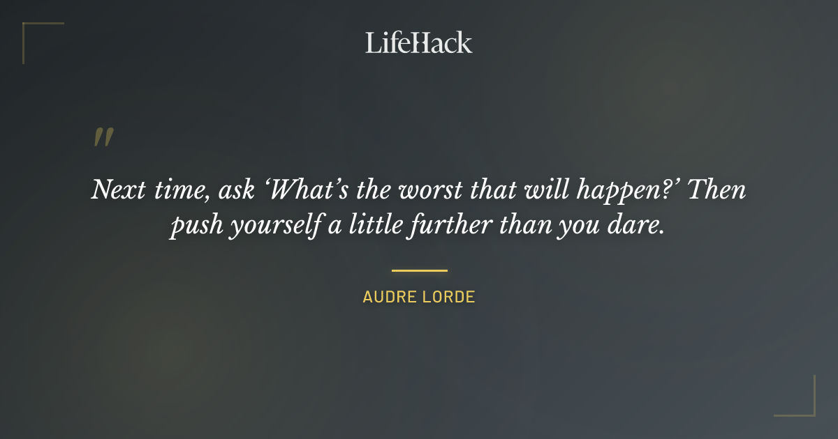 Quote by Audre Lorde