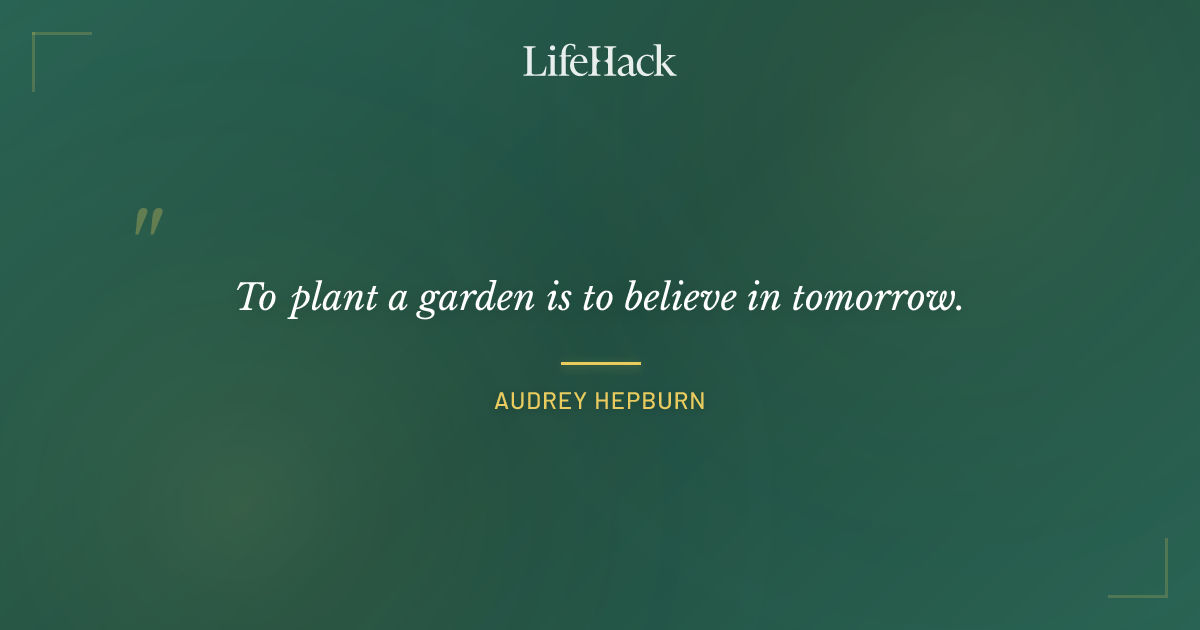Quote by Audrey Hepburn