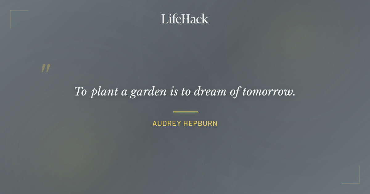 Quote by Audrey Hepburn