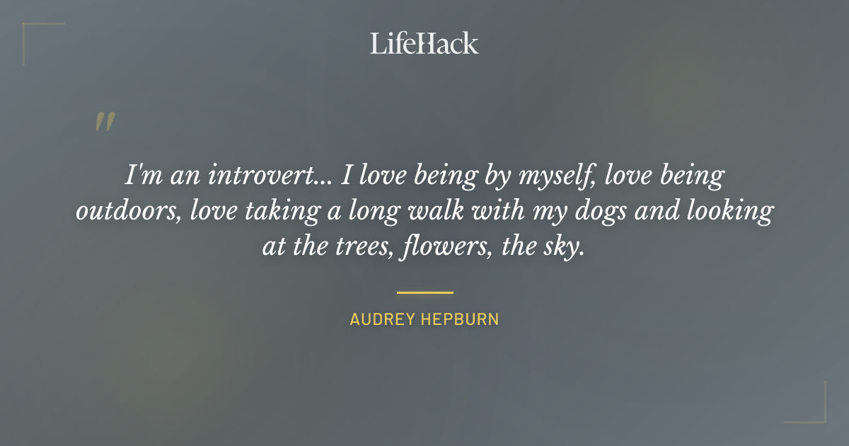Quote by Audrey Hepburn