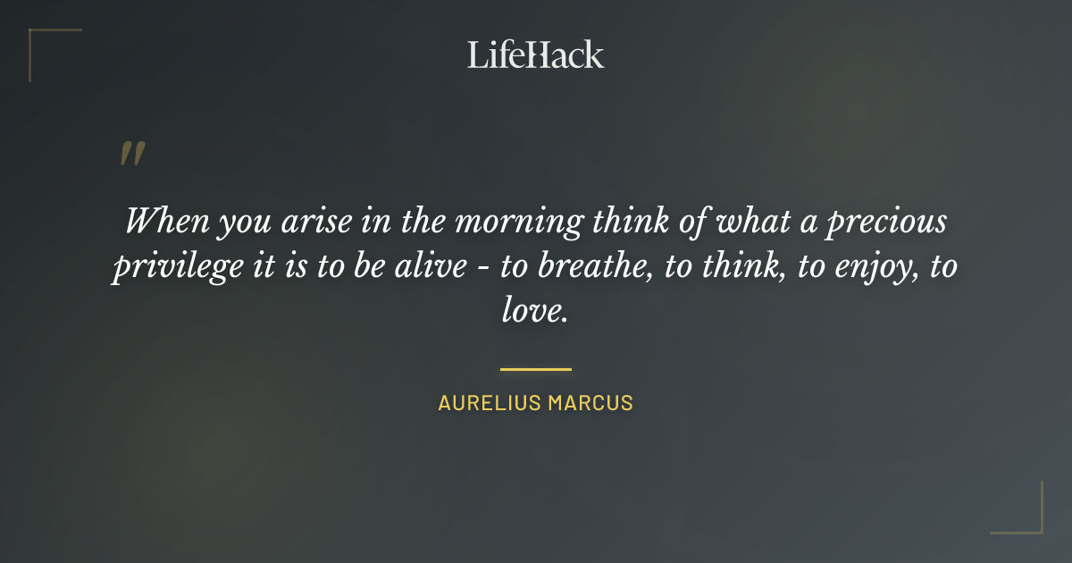 Quote by Aurelius Marcus