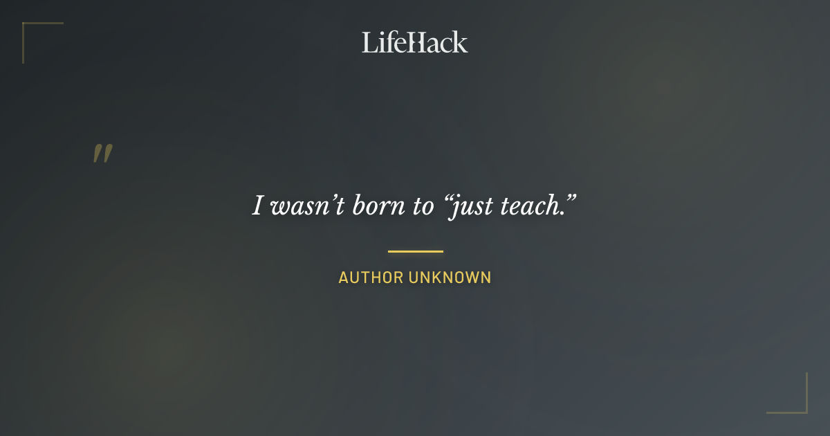 Quote by Author Unknown