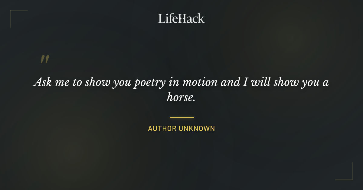 Quote by Author Unknown