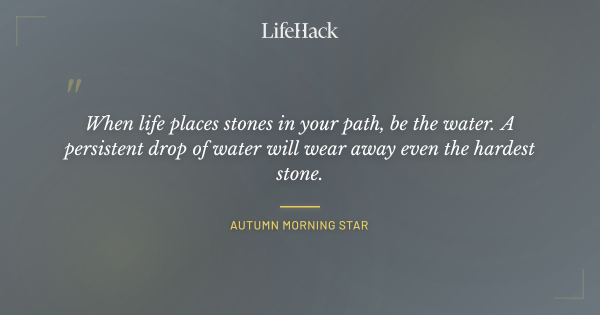 Quote by Autumn Morning Star