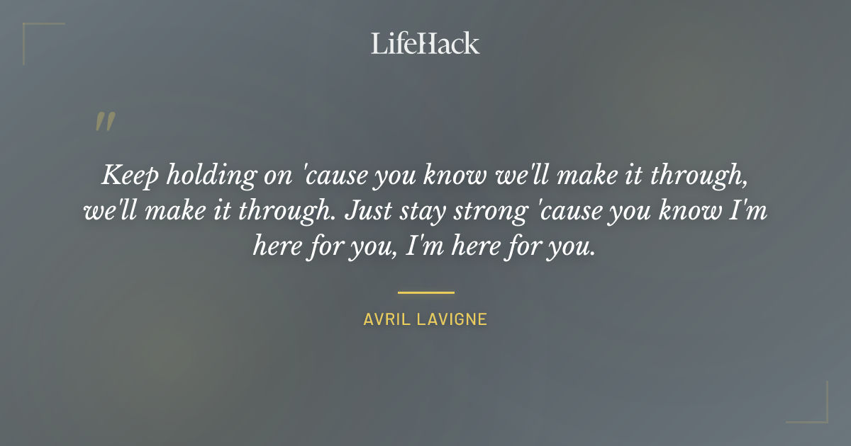 Quote by Avril Lavigne