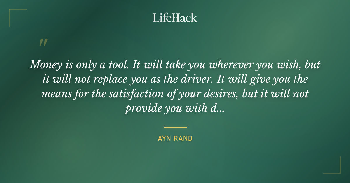 Quote by Ayn Rand