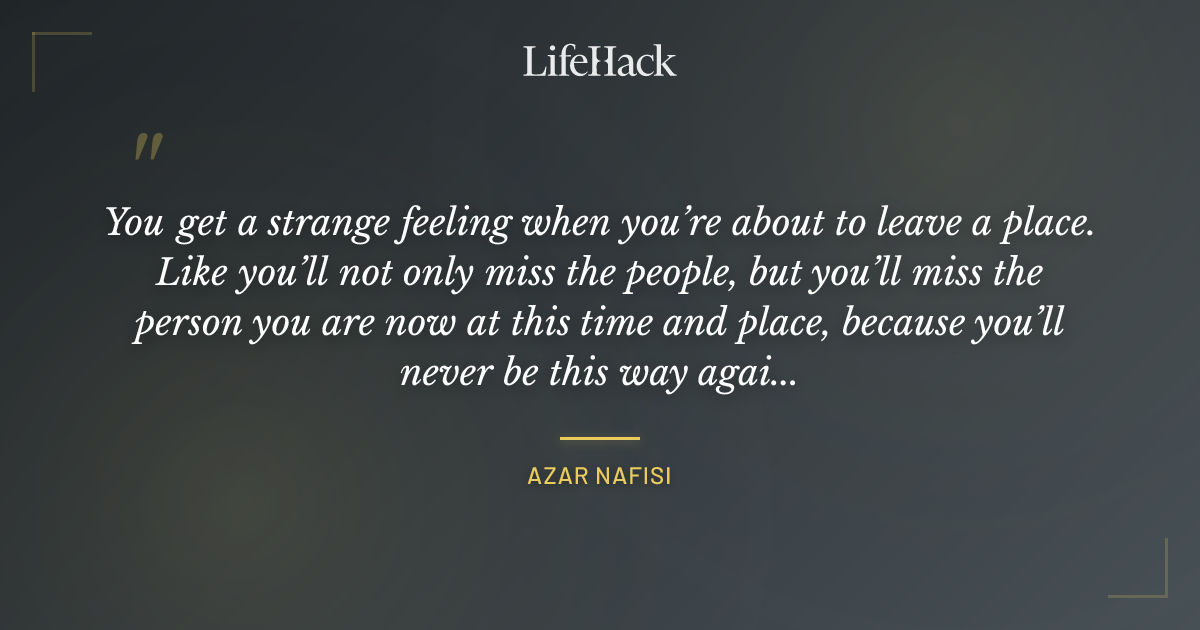 Quote by Azar Nafisi