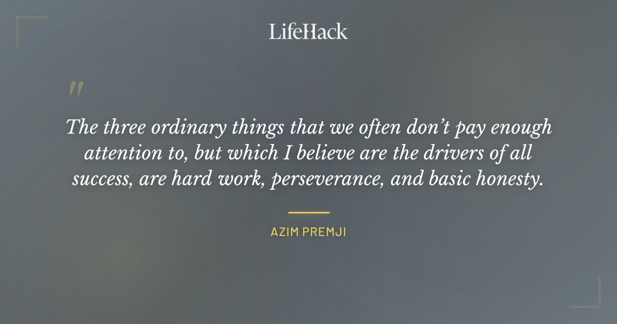 Quote by Azim Premji