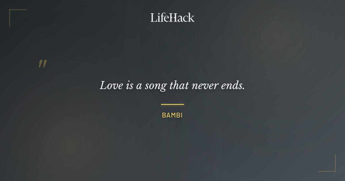 Quote by Bambi