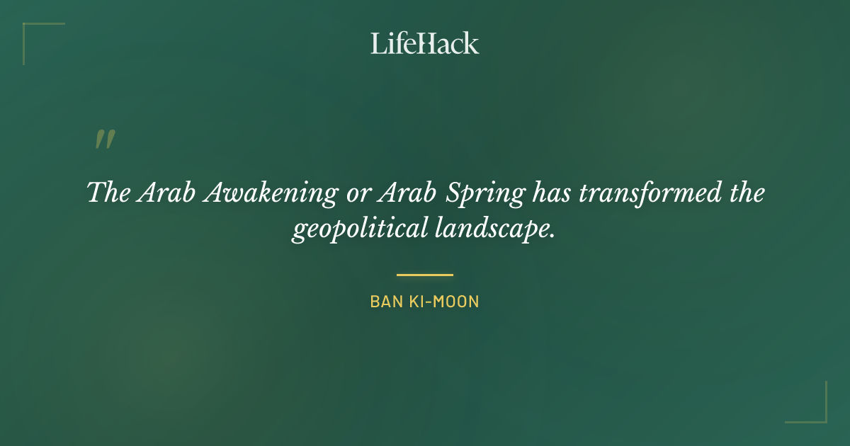 Quote by Ban Ki-moon