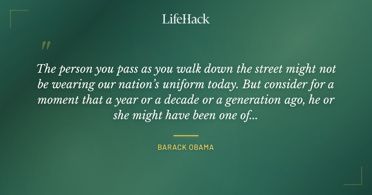 Quote by Barack Obama