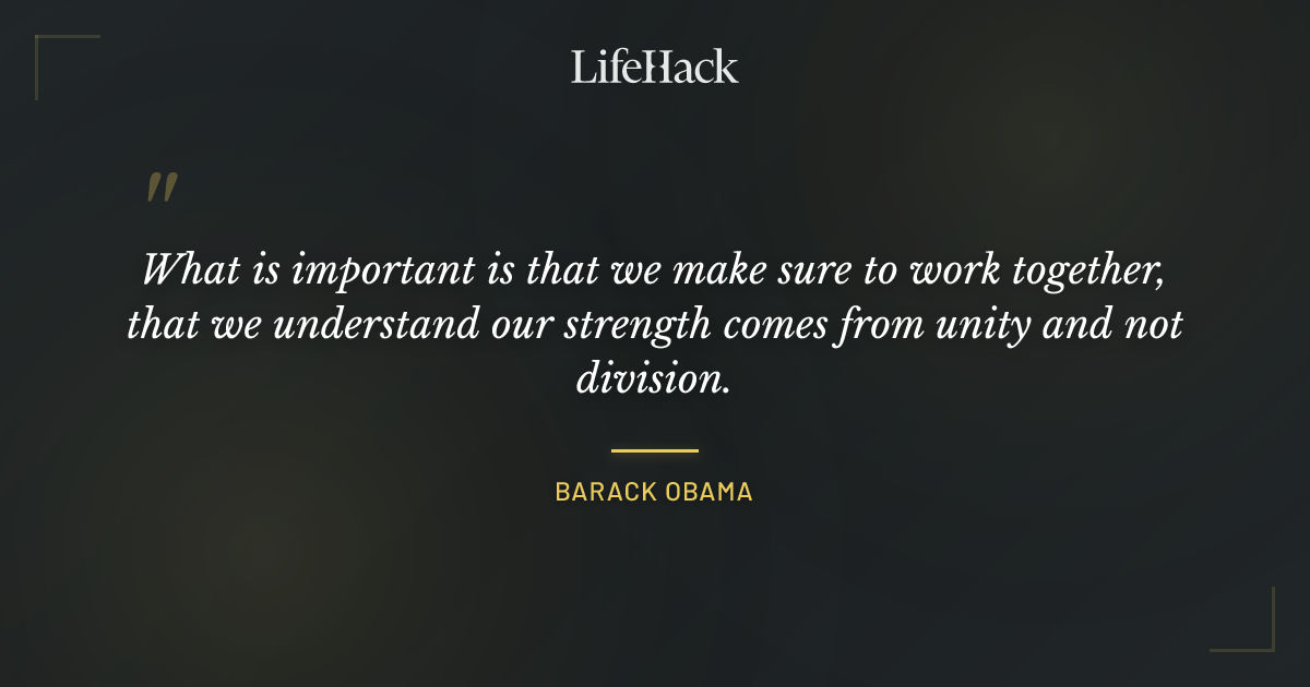 Quote by Barack Obama