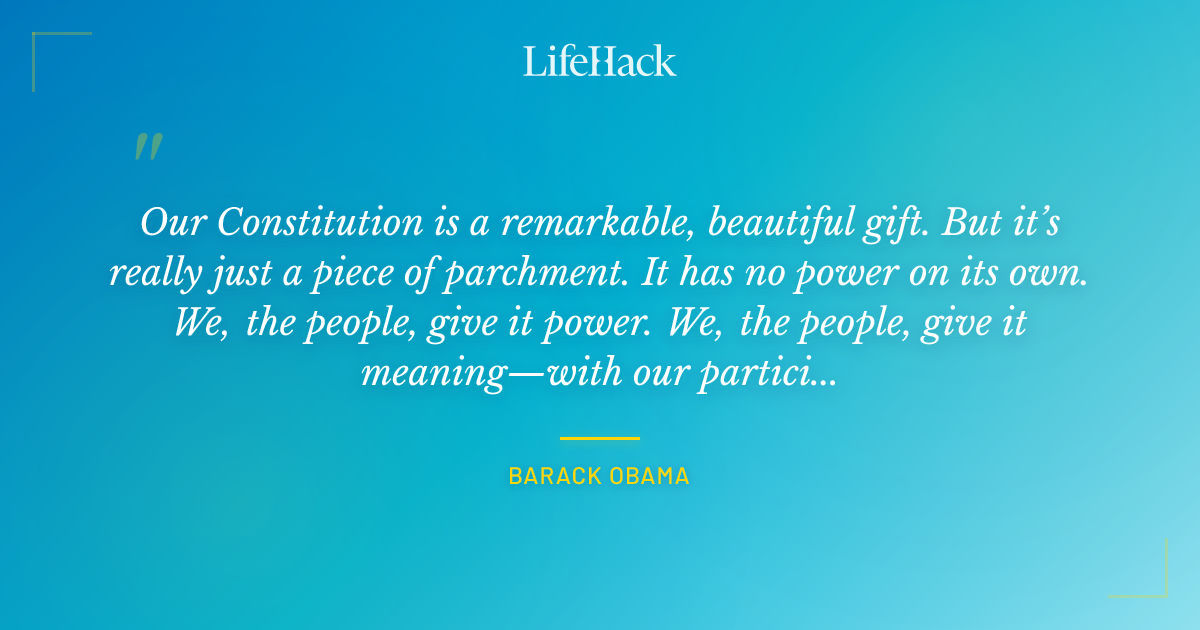 Quote by Barack Obama