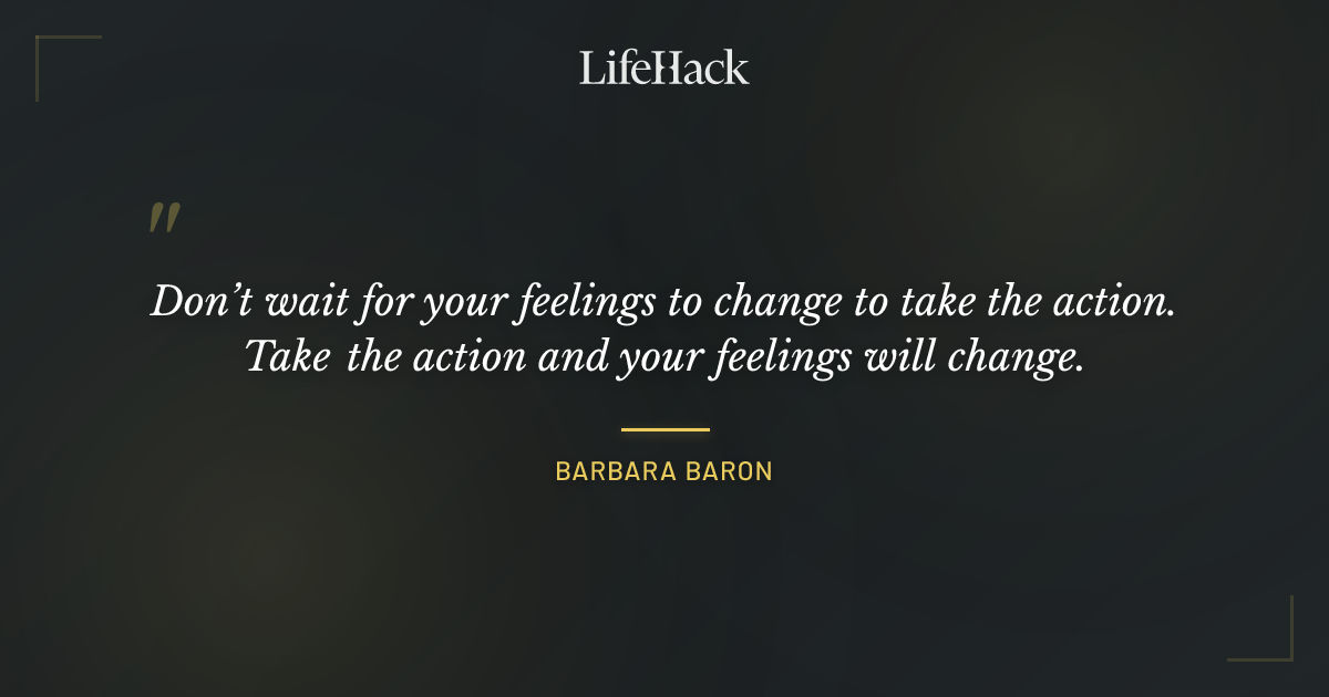 Quote by Barbara Baron