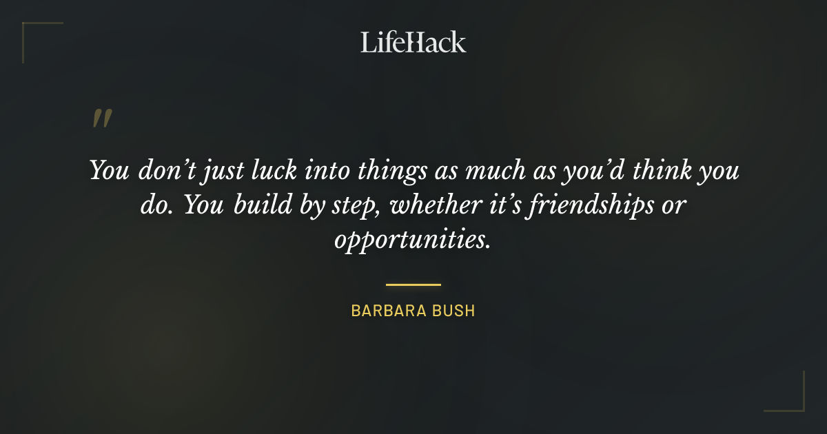 Quote by Barbara Bush