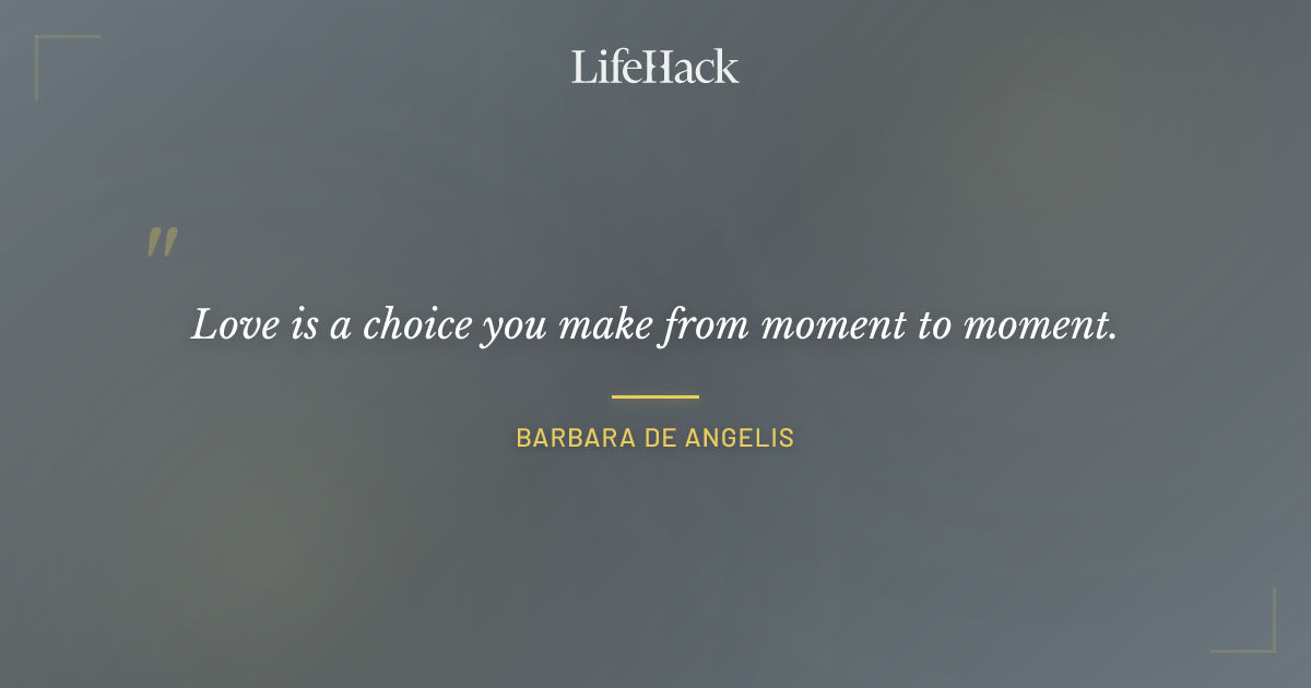 Quote by Barbara de Angelis