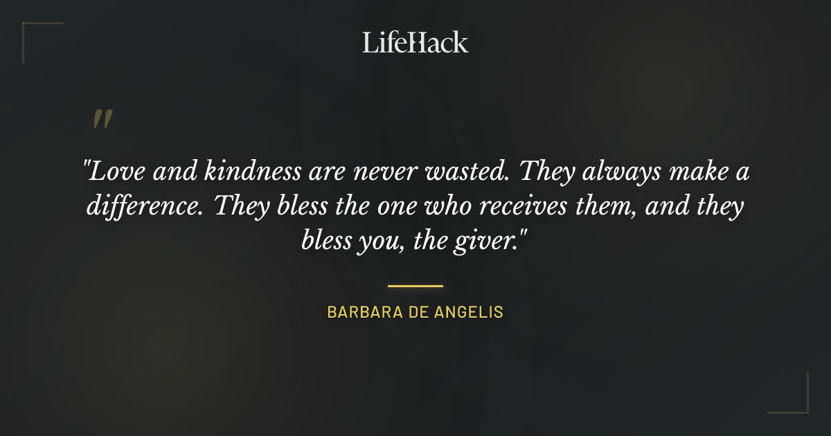 Quote by Barbara de Angelis
