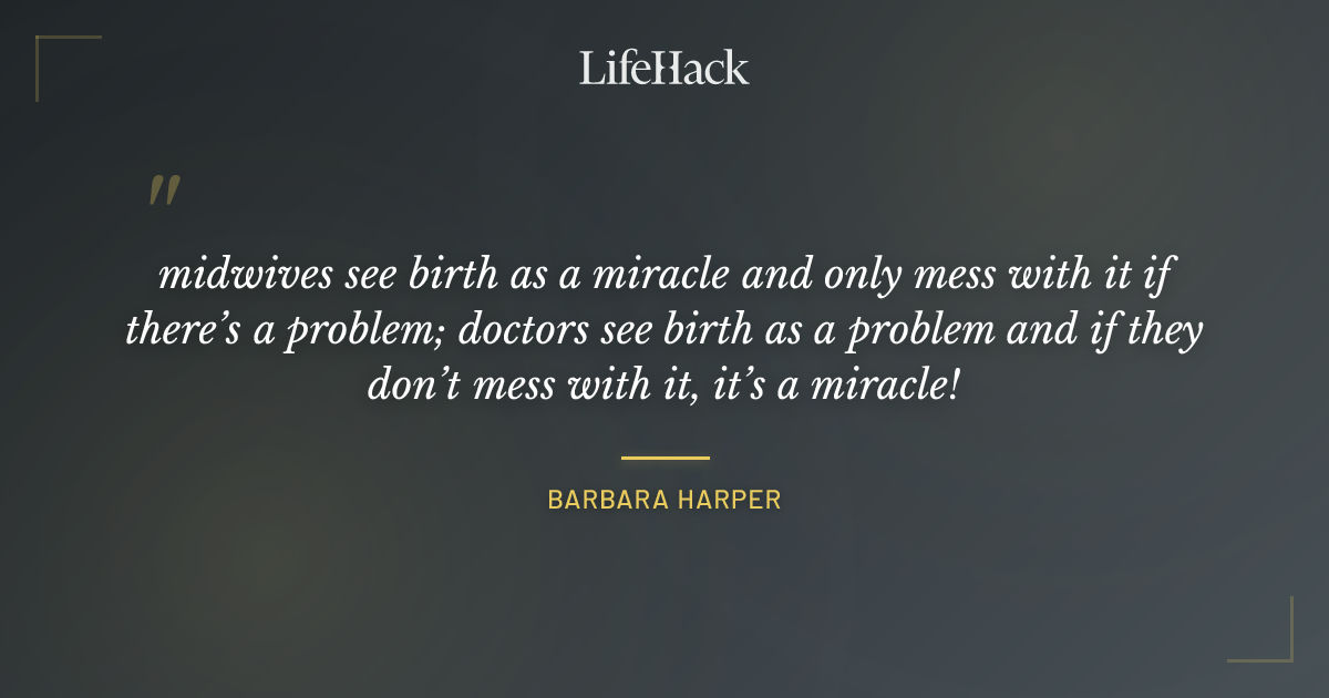 Quote by Barbara Harper