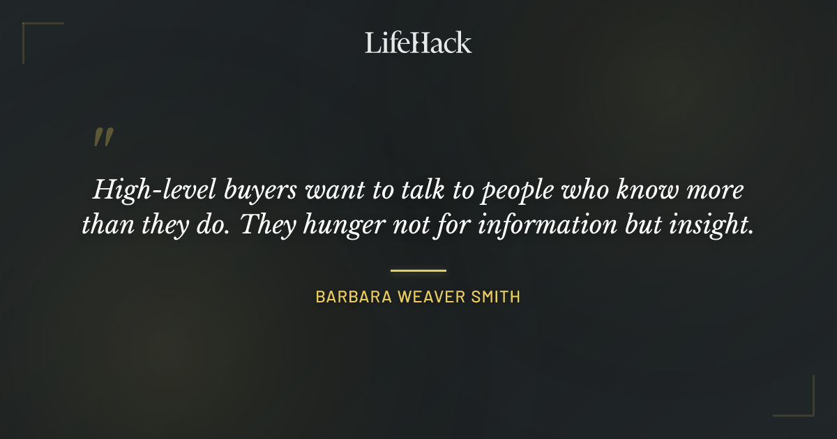 Quote by Barbara Weaver Smith