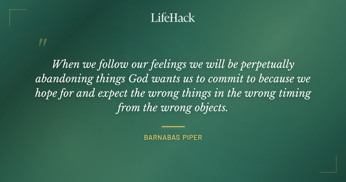 Quote by Barnabas Piper