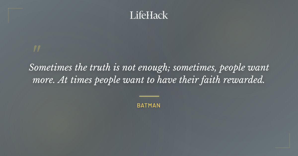 Quote by Batman