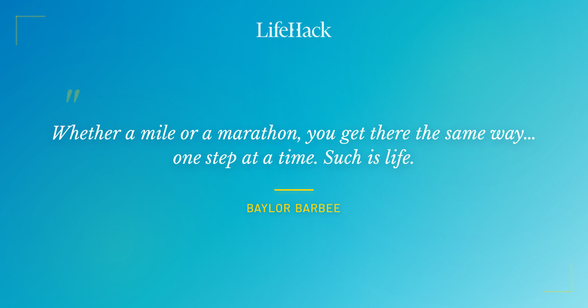Quote by Baylor Barbee