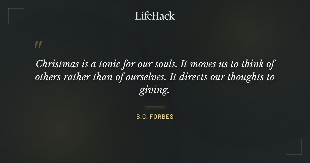 Quote by B.C. Forbes
